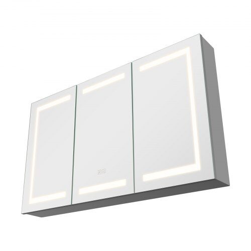 Medicinskåp, Spegel med belysning, 100x60 cm, Dimbar LED, Härdat glas Medicinskåp, Spegel med belysning, 100x60 cm, Dimbar LED, Härdat glas