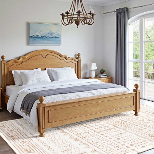 Alue matto 183x274 cm beige, pestävä, liukumaton