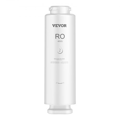 Käänteisosmoosi vedenpuhdistimen suodatinvaihto, 100x341 mm, valkoinen, suodatus