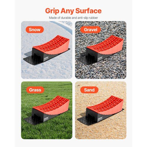 Campingvognsudlignere, 2 stk., 32,4x15,2x12 cm, kraftig model
