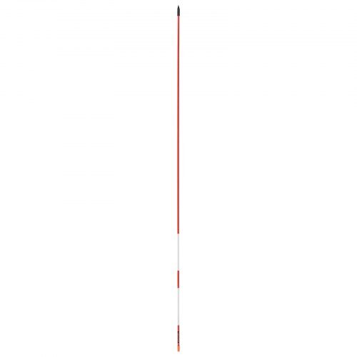 Uppfartsmarkörer, 122x0,6 cm, Orange, Reflekterande snöpinnar i glasfiber