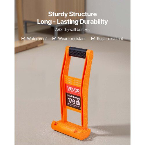 Panelbærer, 2 stk., 36x16.5x13 cm, Orange, ABS-plast