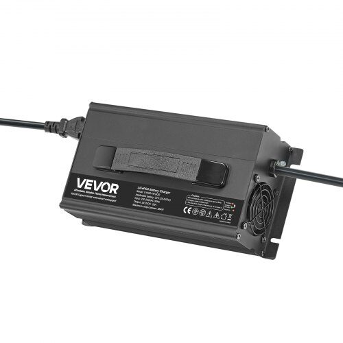 Lithium batterioplader, 24V 20A LiFePO4, 29,2V, AC-DC, Anderson-stik, LED-indikator