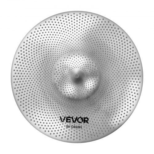 Cymbalpaket, 4 delar 35x40x45.5x50.5 cm, Ljus Silver, Legering