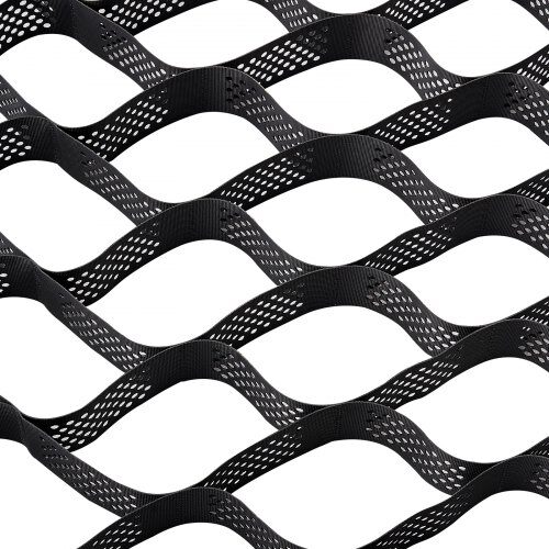 Grusgaller, 520x270 cm, 10 cm djup, genomsläpplig uppfartstabilisering, HDPE