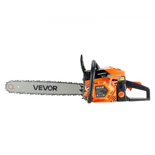 Kædesav, 58 cc benzindrevet, 50.8 cm sværd, orange, træskæring