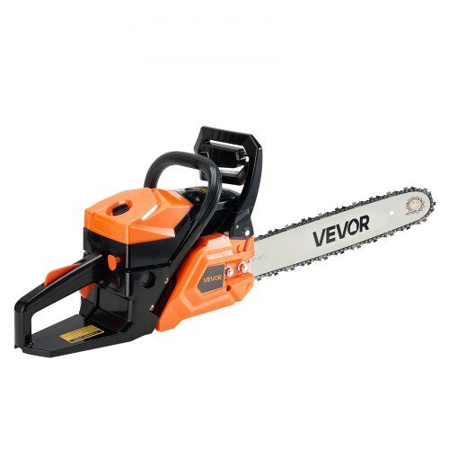Kædesav, 58 cc benzindrevet, 50.8 cm sværd, orange, træskæring