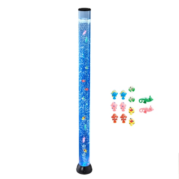 Bubble Tube Lampa, 16-färgs Sensoriskt Akvarielampa, 15.5x151 cm, Lugnande