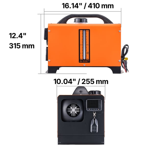 Dieselvärmare 41x25,5x31,5 cm Orange