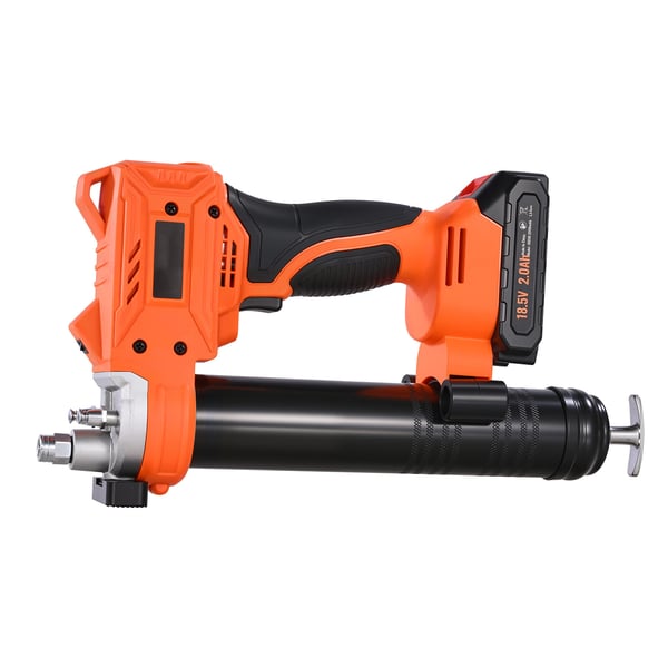 Ledningsfri fedtpistol, 380x195x95 mm, 20V, 8000 PSI, elektrisk værktøj