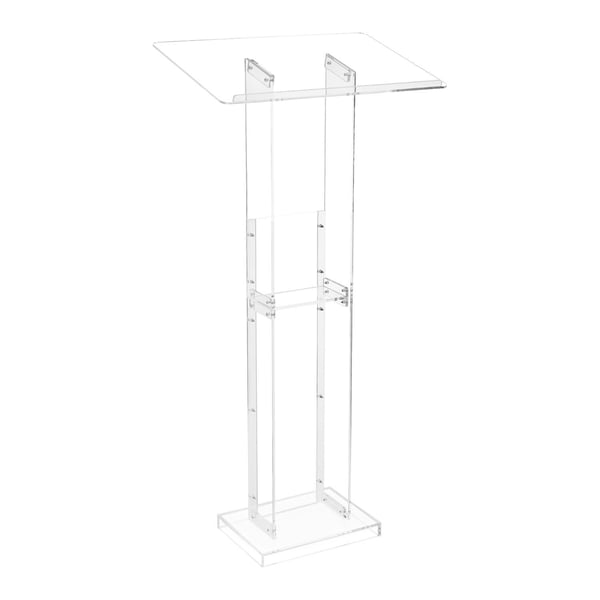 Podieholder, Akryl Talerstol 126,5 cm, 60x40 cm, Transparent, Opbevaring