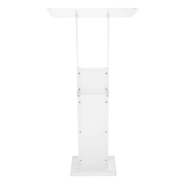 Podieholder, Akryl Talerstol 126,5 cm, 60x40 cm, Transparent, Opbevaring