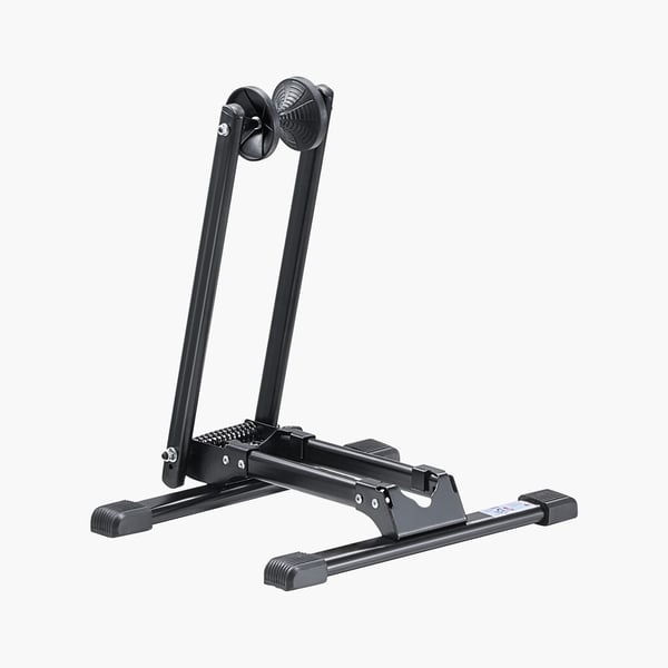Cykelstativ, 40x36,5x44,5 cm, Sort, Legeret stål, Sammenklappelig opbevaring