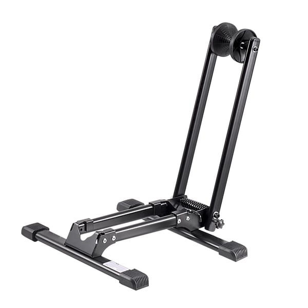 Cykelstativ, 40x36,5x44,5 cm, Sort, Legeret stål, Sammenklappelig opbevaring