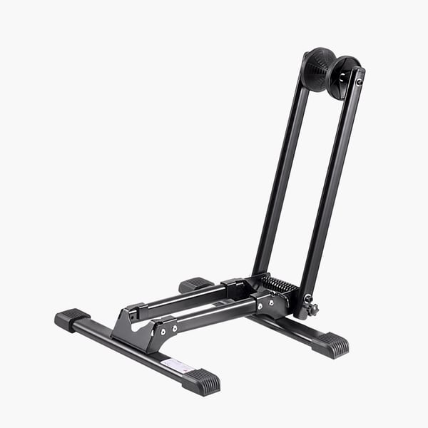 Cykelstativ, 40x36,5x44,5 cm, Sort, Legeret stål, Sammenklappelig opbevaring