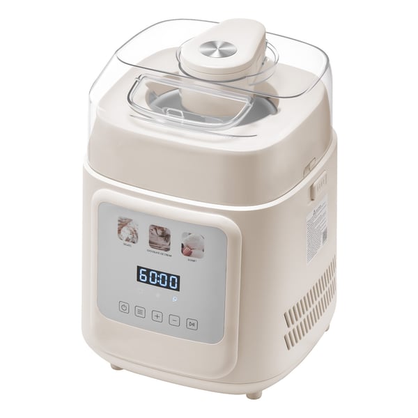 Ismaskine, Opretstående automatisk med indbygget kompressor, 25.9x26.9x35.5 cm, Frossen yoghurtmaskine