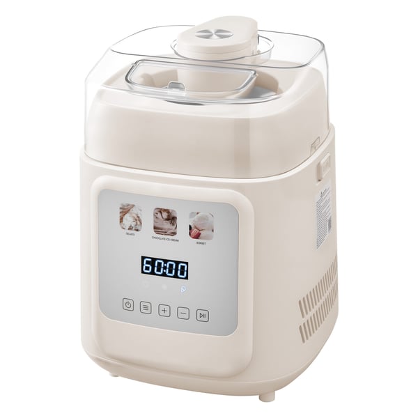 Ismaskine, Opretstående automatisk med indbygget kompressor, 25.9x26.9x35.5 cm, Frossen yoghurtmaskine