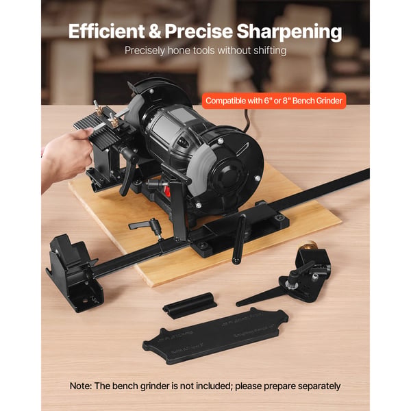 Slibesystem, Pro Grind Multi-Grind Jig, Sort, Aluminiumlegering