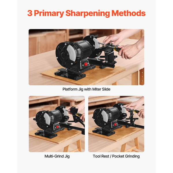 Slibesystem, Pro Grind Multi-Grind Jig, Sort, Aluminiumlegering