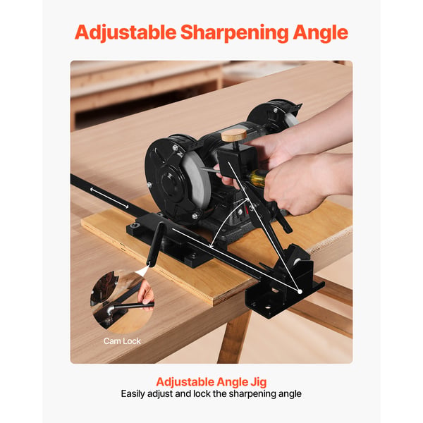 Slibesystem, Pro Grind Multi-Grind Jig, Sort, Aluminiumlegering