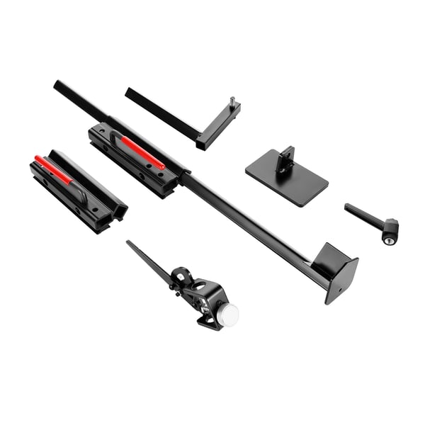 Slibejig-sæt, Multi-Grind System, til 6x15,2x20,3 cm bænkslibere, sort, aluminiumlegering