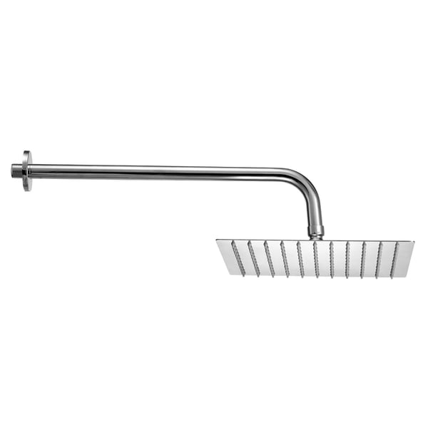 Brusesæt, Regnbruser Badeværelsessystem 53x25x13,5 cm, Krom, Metal