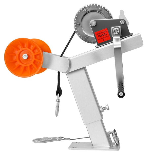 Bådtrailer spilstand med rulle, 440x190x370 mm, stål