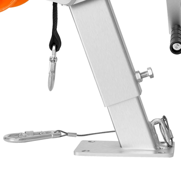 Bådtrailer spilstand med rulle, 440x190x370 mm, stål