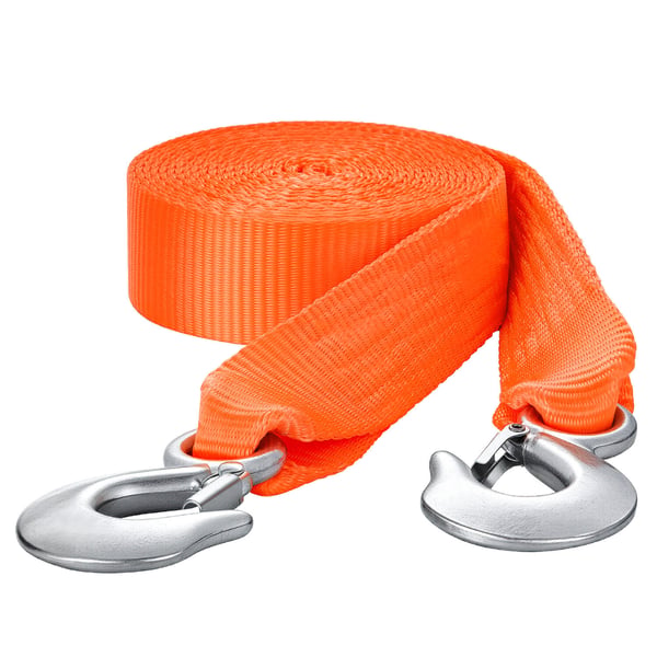 Træktov, 50,8 mm x 6,1 m, Orange, Polyester