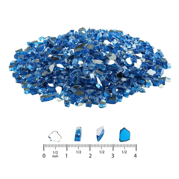 Ildglas, 12,7 mm, Pacific Blue, Hærdet glas