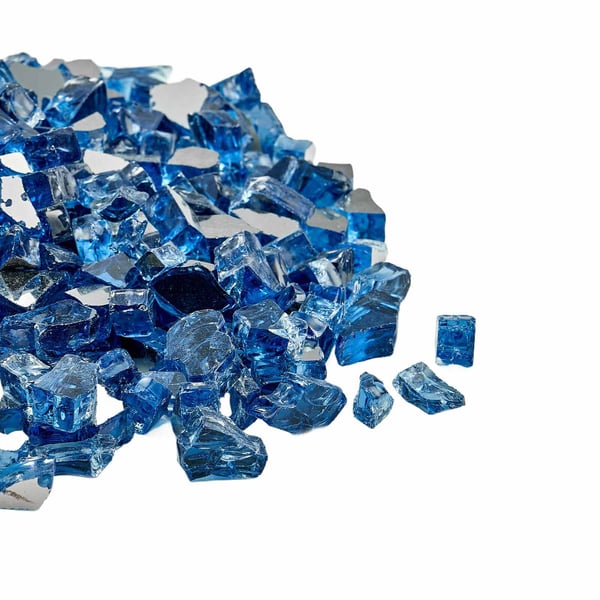 Ildglas, 12,7 mm, Pacific Blue, Hærdet glas