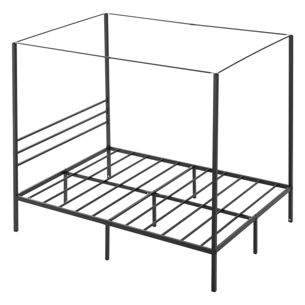 Himmelsengestel, 196,5x137x183 cm, Sort, Metal