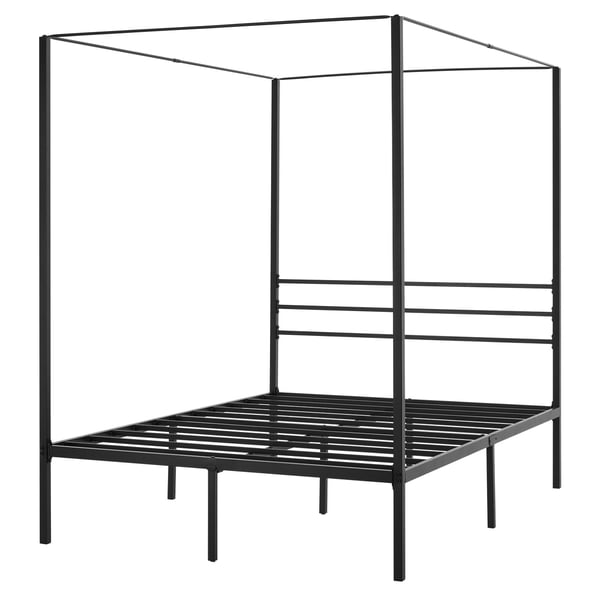 Himmelsengestel, 196,5x137x183 cm, Sort, Metal