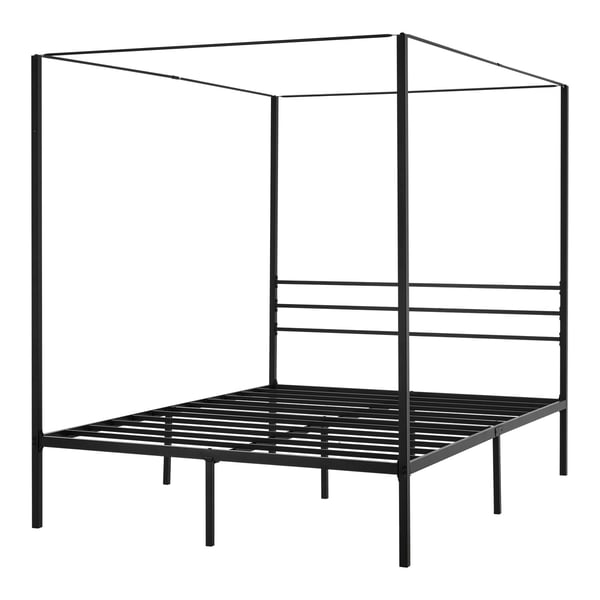 Himmelsängram, Queen Size, 209,5x153x183 cm, Svart, Metall