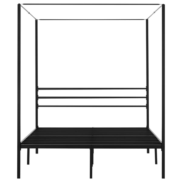 Himmelsängram, Queen Size, 209,5x153x183 cm, Svart, Metall