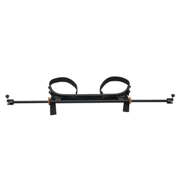 Golfvogn Taskeholder, 137x19,5x6,1 cm, Sort, Justerbar Stål