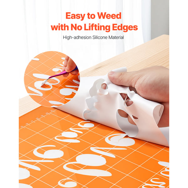Varmeoverførselsvinyl 304,8x304,8 mm Multifarvet, PVC-ark