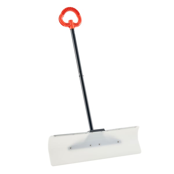 Snerydningsskovl, 76,2x22 cm, HDPE plastblad, metalkant, ergonomisk greb