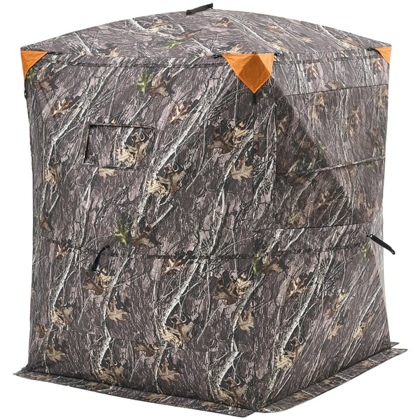 Jagt skjul, 148x148x200 cm, Camouflage, Vandtæt stof