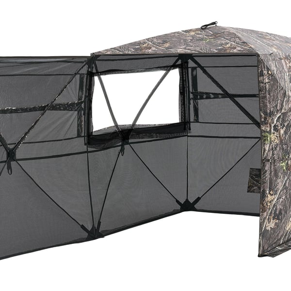 Jagt skjul, 178x178x205 cm, Camouflage, Vandtæt stof