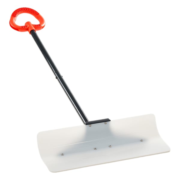 Snöskyffel, 61x22 cm, HDPE-plastblad, Portabel snöröjningsverktyg