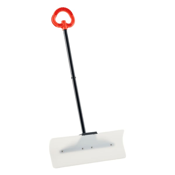 Snöskyffel, 61x22 cm, HDPE-plastblad, Portabel snöröjningsverktyg