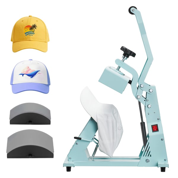 Hat Heat Press Maskine, 40,5x23x37,5 cm, Grøn Hat Heat Press Maskine, 40,5x23x37,5 cm, Grøn