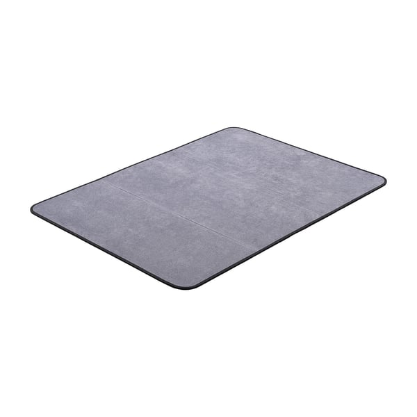 Stolmatta, 122.5x91.5x0.5 cm, Grå, Manchesteryta