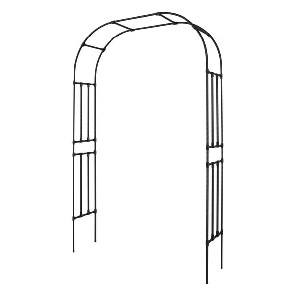 Havebue, 240x150x40 cm, Sort, Metalbue