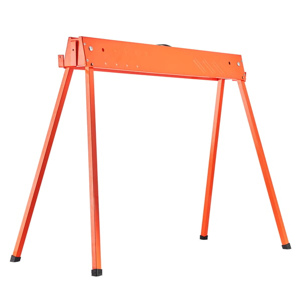 Sågbock, 2-pack hopfällbar helt i metall, 95x48,5x74 cm, extra robust