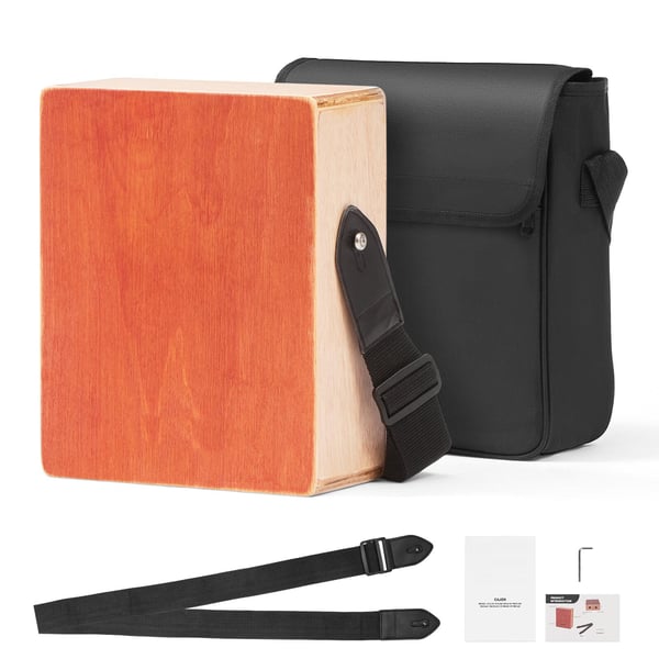 Cajon trommeboks 23x10x28 cm naturtræ birketræ