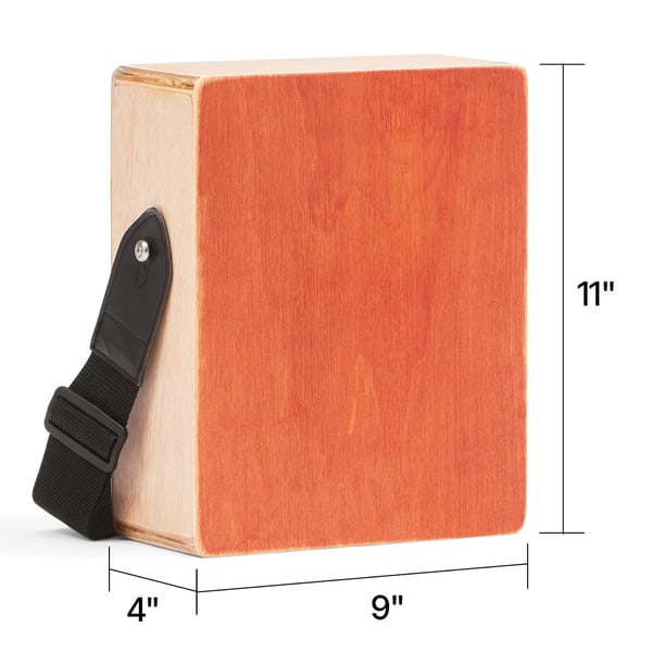 Cajon trommeboks 23x10x28 cm naturtræ birketræ