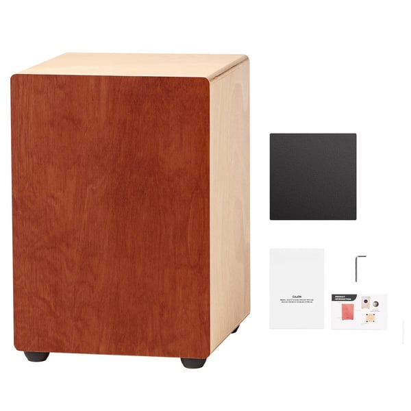 Cajon trommeboks 30,5x30,5x43 cm naturtræ slaginstrument