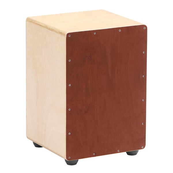 Cajon boxtrumma, 25.5x25.5x38 cm, brun, björkträ